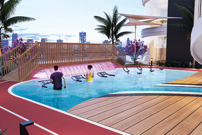 Aqua Gym at Elitz 3 by Danube